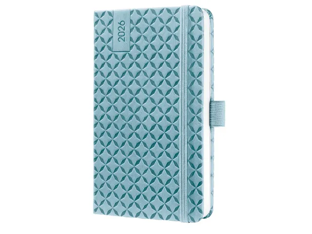 Weekagenda Flair A6 2026 (NL/FR/EN/DU) Sky Blue Hardcover