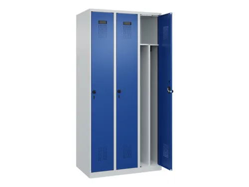 locker voor scheiding van kleding,HxBxD 1850x900x500mm,3vak