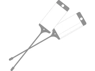 Goederenlabel PP lichtgrijs blanco gelijnd - 1