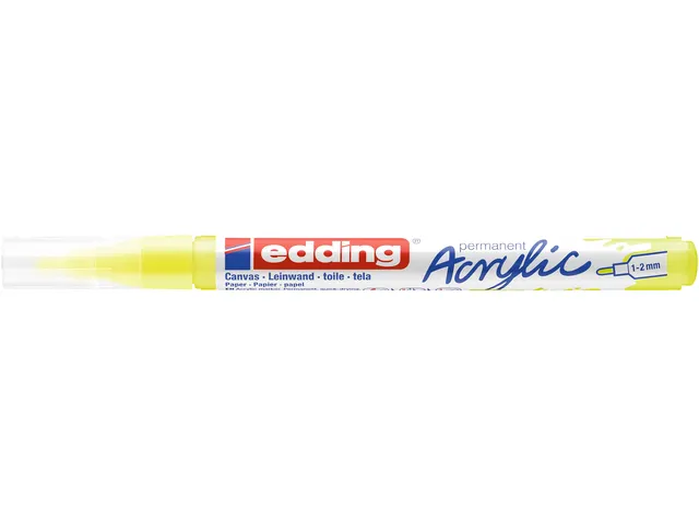 Acrylmarker edding e-5300 fijn neon geel