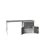 werkbank,HxBxD 930x2000x600mm,linoleumblad,2voeten/1container