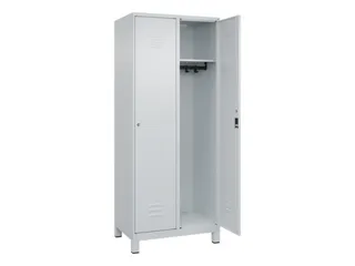 locker,HxBxD 1950x800x500mm,2vak,vak B 400mm,cil.-slot,voeten - 2