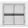 dubbele vleugeldeur,v. scheidingswandsysteem,HxB 2200x2000mm,RAL5002