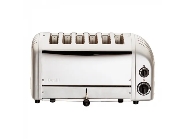 Dualit Broodrooster 6 Sleuven RVS