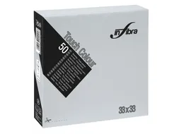 Infibra I-0498 Servet 33x33cm 1/4 vouw Grijs 2-Laags 1200 Stuks