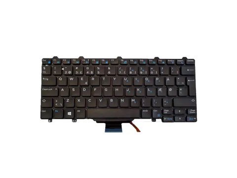 Origin Storage KB-TJRT4 Toetsenbord Deens voor Dell notebook