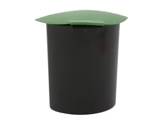 Inzet 6 Liter Met Deksel Zwart Groen - 1