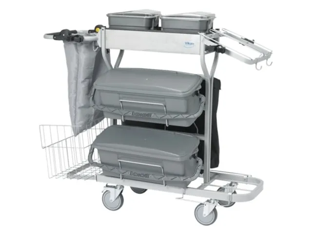 Vikan Microvezel werkwagen COMPACT PLUS 40 cm Grijs