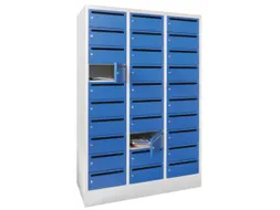 Postsorteerkast 1850x1230x500mm 3x10 Vakken Ral7035 Front Ral5010
