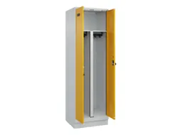 PBM-locker,HxBxD 1950x600x500mm,2vak,vak B 300mm,draaigrendel