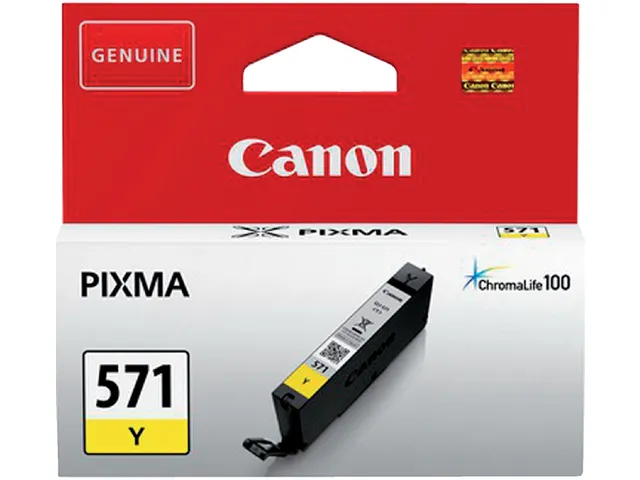 Inktcartridge Canon CLI-571 geel