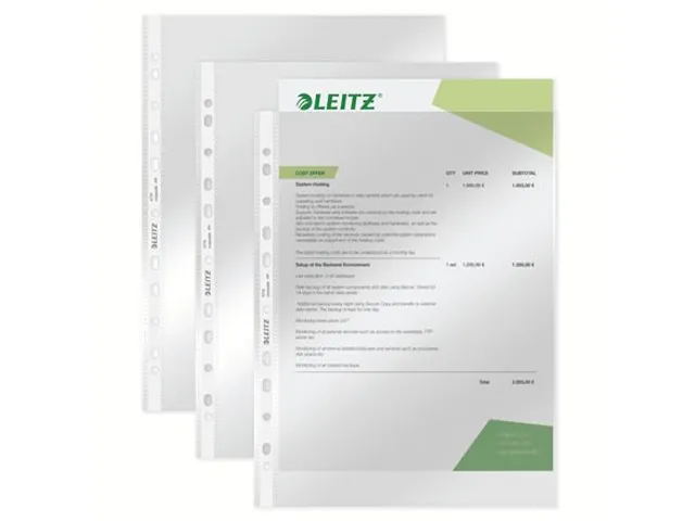 Showtas Leitz 47700002 Standaard A4 Pp 0.08mm 11-Gaats