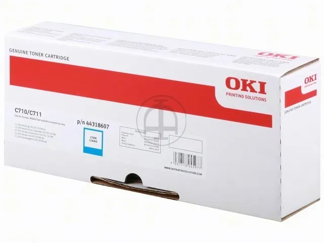 Tonercartridge Oki 44318607 C710 Cyaan
