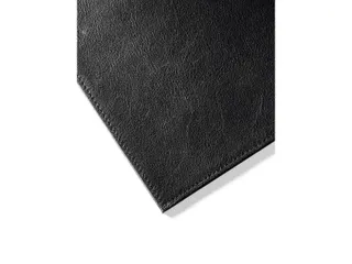 Lederen schrijfonderlegger 65x45 zwart - 3