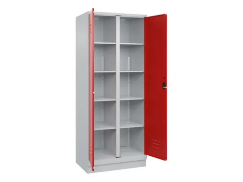 wasgoedverdeelkast,HxBxD 1950x800x500mm,vak B 400mm,draaigrendel