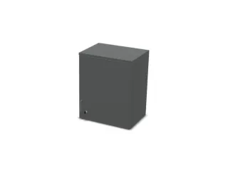 opzetkast v. kast met openslaande deuren MS-donkergrijs 740x600x445mm - 1