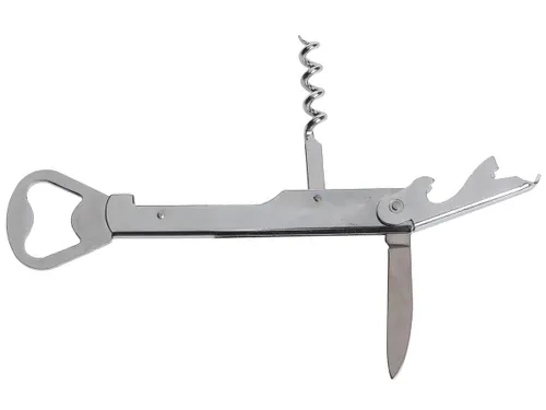 Flesopener Kurkentrekker 14 Cm Verchroomd