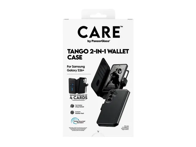 PanzerGlass CARE by Tango 2-in-1 Wallet Case w. Qi Samsung Galax
