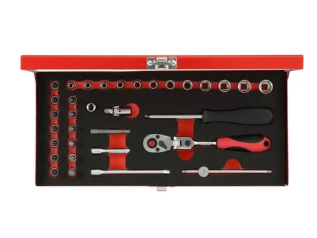 GEDORE R49044033 Jeu de clés à douilles 1/4 4-13mm 33pièces