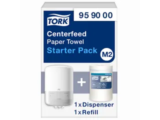 Tork 959000 Centerfeed Dispenser Starterpack - 1
