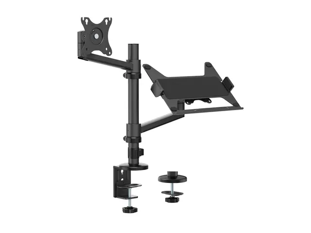 Monitorarm + laptophouder Neomounts NEXT DS20-425BL2 zwart