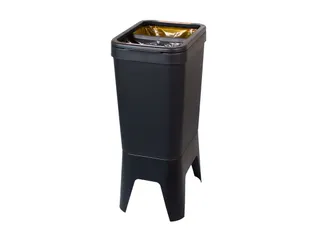 Duurzame Afvalbak BonTon CircuBin 20+20 liter Open zwart - 1