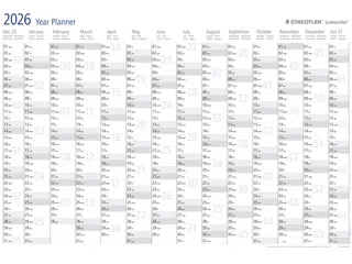 Jaarplanner 2027 Staedtler Lumocolor 84x60cm oprolbaar - 1