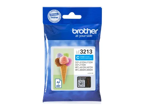 Inktcartridge Brother LC-3213 blauw HC