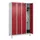 locker,HxBxD 1950x1200x500mm,4vak,vak B 300mm,draaigrendel,voeten