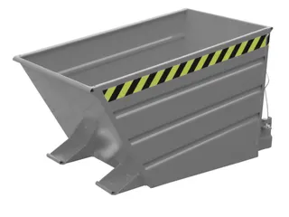 kiepbak,HxLxB 730x1375x1200mm,0,8m³,draagverm. 1000kg,RAL7005 - 1