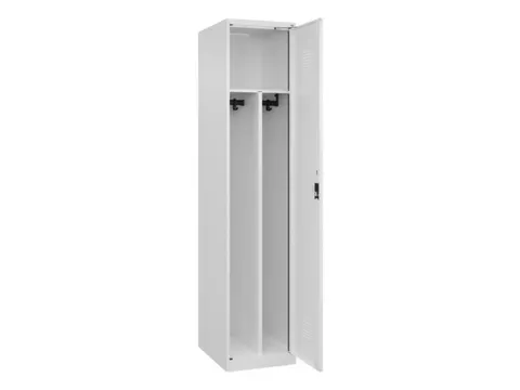 locker voor scheiding van kleding,HxBxD 1850x400x500mm,1vak