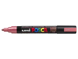 Verfstift Posca PC5M Medium Punt 1,8-2,5mm metallic rood