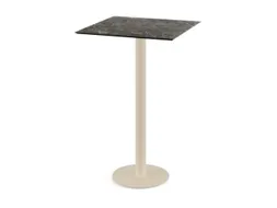 statafel,HxBxD 1090x700x700mm,rechthoekig,schotelvoet zandkleuren