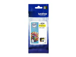 Inktcartridge Brother LC-424Y geel