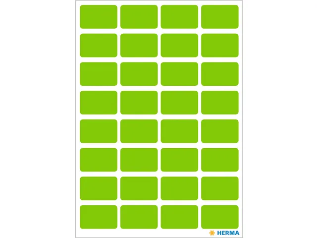 HERMA 3645 Universele etiketten 12x18mm Groen 160 stuks