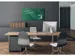 Glasmagneetbord Sigel mat PALM LEAFS 91x46cm