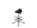 Siège assis-debout 530-780mm Assise mousse PU Noir Repose-pieds