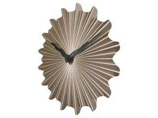 Metalen wandklok - 40cm - Stille klok - Bruin - Metaal - NeXtime "Sunn - 3
