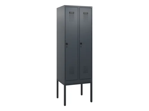 schoollocker,HxBxD 1950x600x500mm,2vak,vak B 300mm,draaigrendel