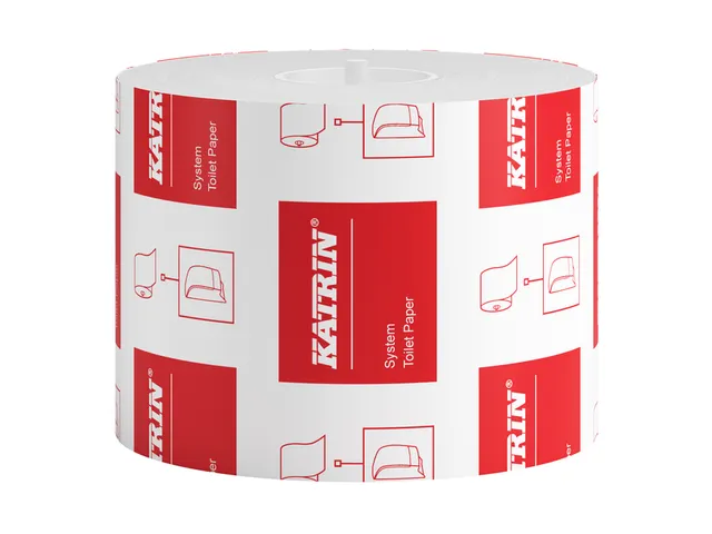 Toiletpapier Katrin systeemrol 2-laags 92m wit 103424