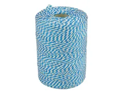 Touw Muller katoen 50 gram 45 meter blauw/wit