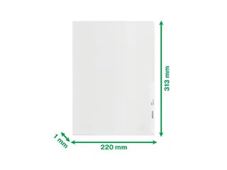 L-map Leitz Recycle A4 0.10mm PP transparant - 12
