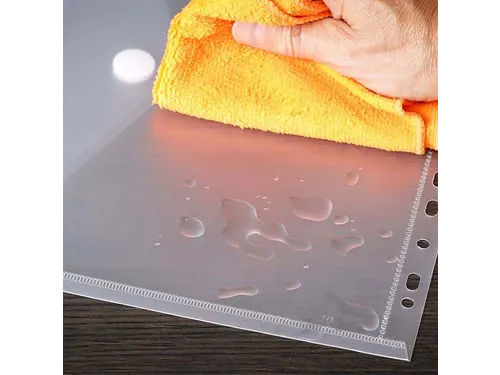 Enveloptas HF2 A4 240x310mm 11-gaats PP transparant wit
