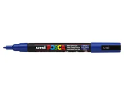 Verfstift Posca PC3M Fijne punt 0,9-1,3mm Donkerblauw