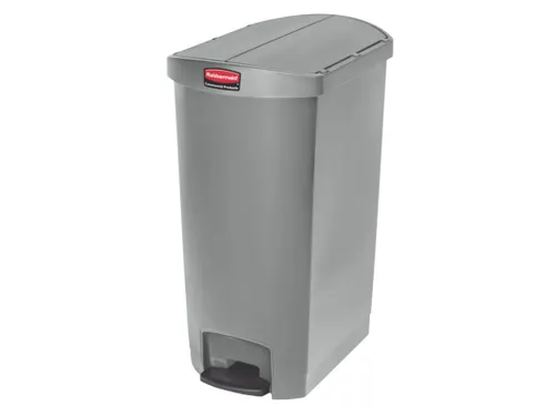 Slim Jim Step On Container End Step Kunststof 68 Liter Grijs