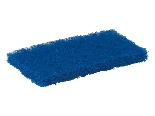 Schuurspons Vikan zacht 115x245x25mm blauw nylon
