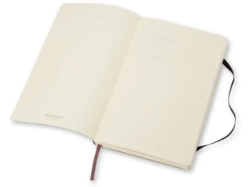 Notitieboek Moleskine XL 190x250mm lijn soft cover zwart
