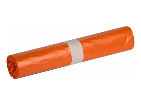 Afvalzak 58x100cm Oranje T23 80 Liter doos 20x25 Stuks