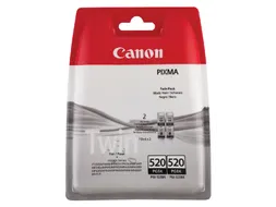 Canon PGI-520 Twinpack Inktcartridges Zwart Voordeelset