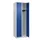 locker,HxBxD 1850x600x500mm,2vak,vak B 300mm,cil.-slot,staand op vloer
